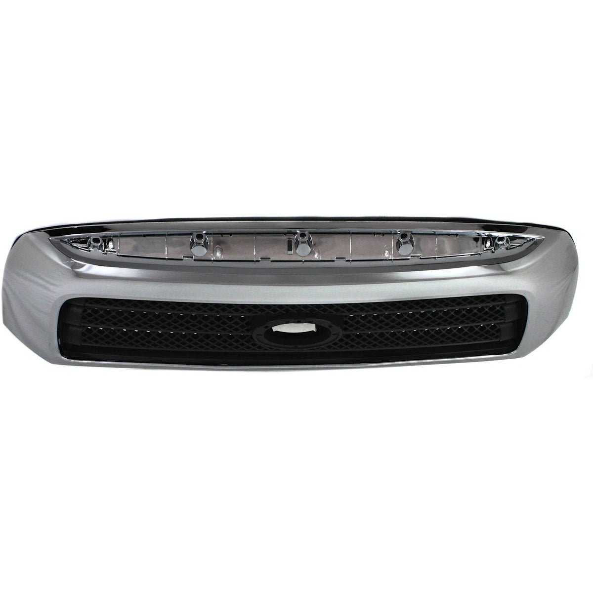 Grille For 2007-2009 Toyota Tundra Chrome Shell w/ Black Insert Plastic