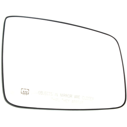 Mirror Glass For 09-18 Ram 1500 Truck 11-18 Ram 2500 Passenger Side Power Heated