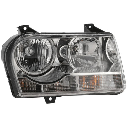 Headlights Headlamps Left & Right Pair Set NEW for 05-10 Chrysler 300