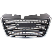 Grille Assembly For 10-15 GMC Terrain Black Shell and Insert With Chrome Molding
