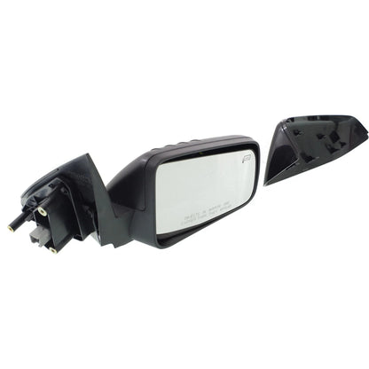Power Mirror For 2008-2011 Ford Focus Right With 2 Caps Paintable Black Heated