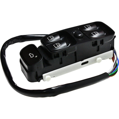 Window Switch For 2003-2007 Mercedes Benz C230 Sedan Black Front Driver Side