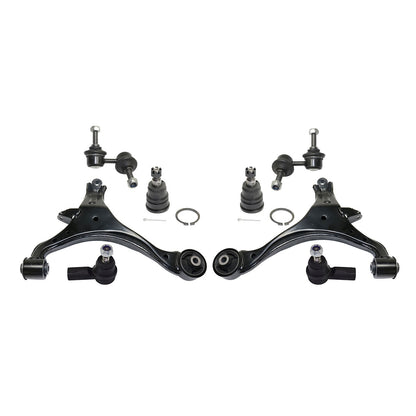 Control Arm Kit For 2002-2004 Acura RSX Front Lower with Sway Bar Link Tie Rod