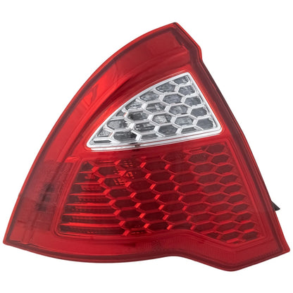Tail Light Assembly For 2010-2012 Ford Fusion Driver Side Clear and Red Lens