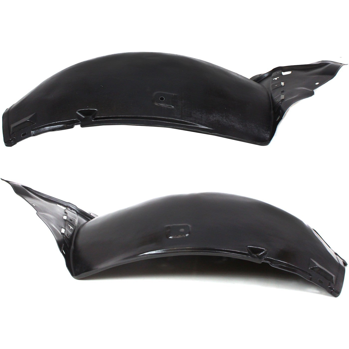 Front LH and RH Fender Liner Set For 08-10 Infiniti G37 Coupe Conv Front Section