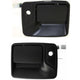 Door Handle Set For 1999-2016 Ford F-250 Super Duty Front Smooth Black 2-Pcs
