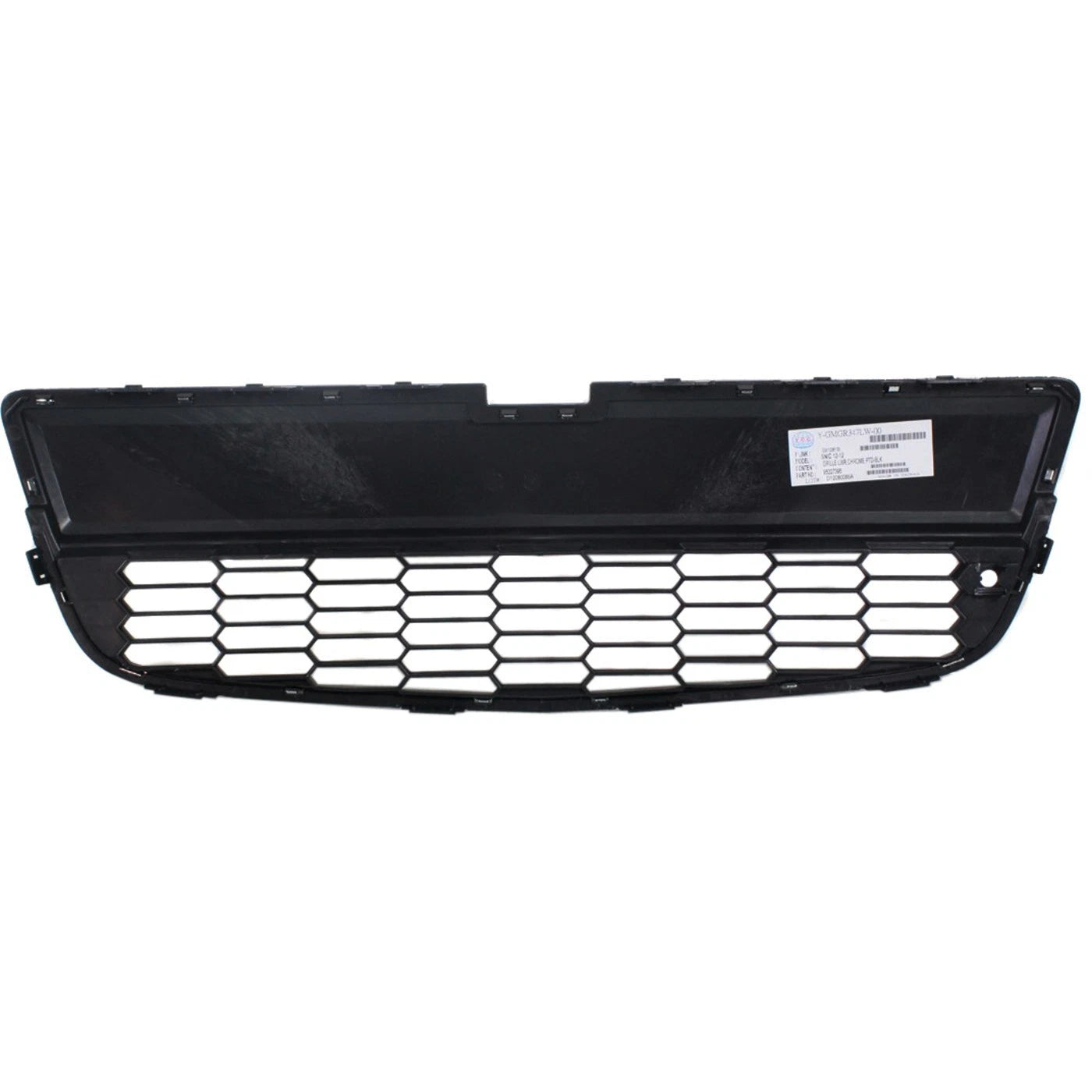 Bumper Grille For 12-16 Chevrolet Sonic Front Lower Chrome Shell Black Insert