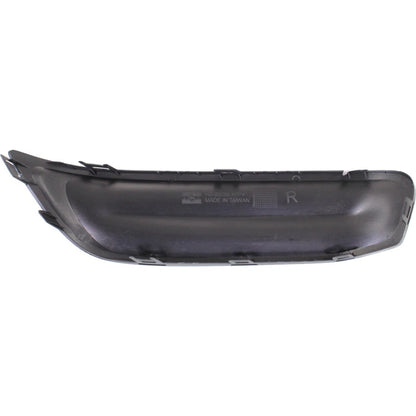Fog Light Cover Set For 2012-13 Honda Civic Coupe Front Left and Right Dark Gray
