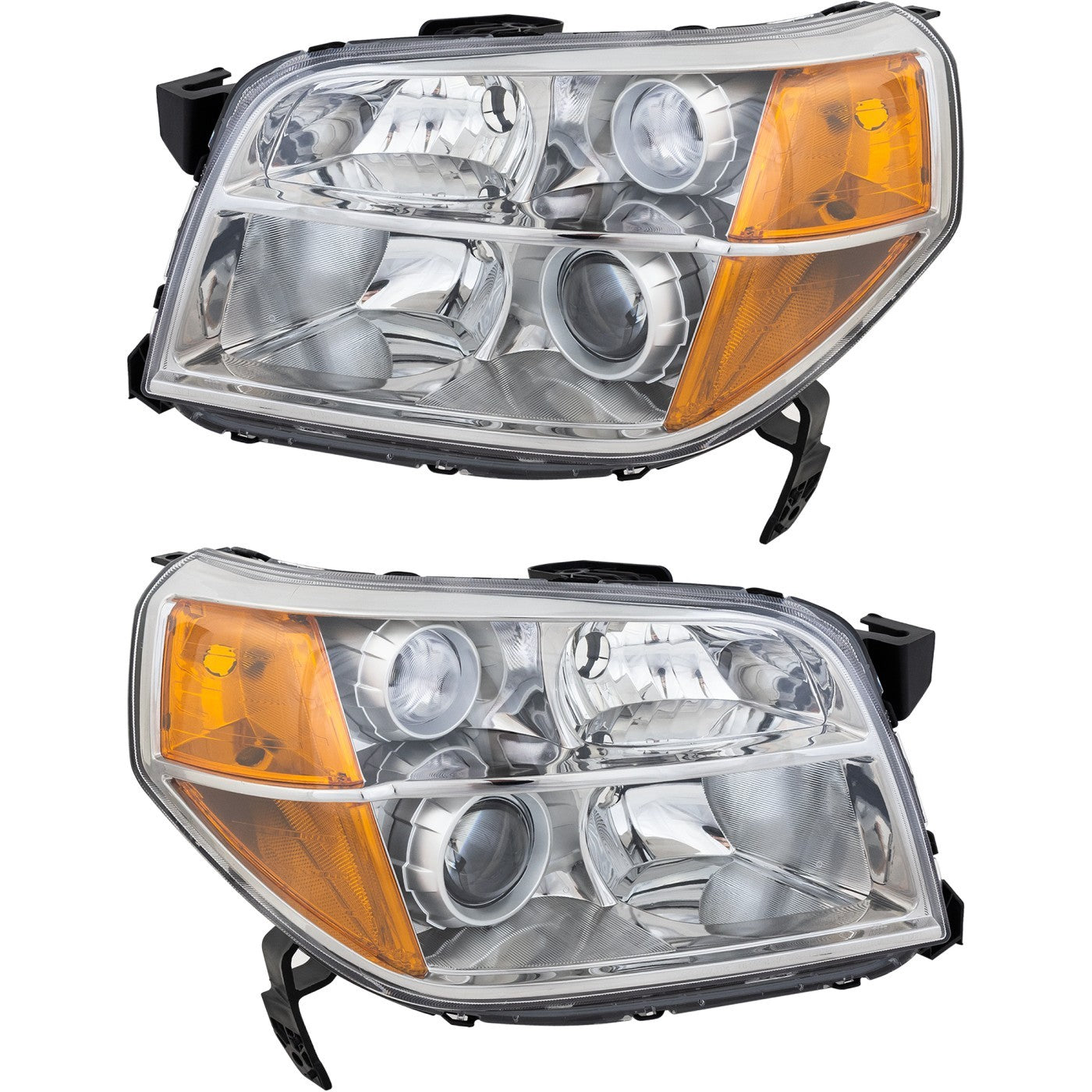 Driver and Passenger Side Headlights For Honda Pilot 2006-2008 Halogen
