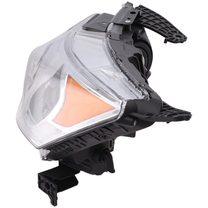 Driver Side Headlight For Honda Accord 2016-2017 EX EX-L Sedan Halogen LED DRL