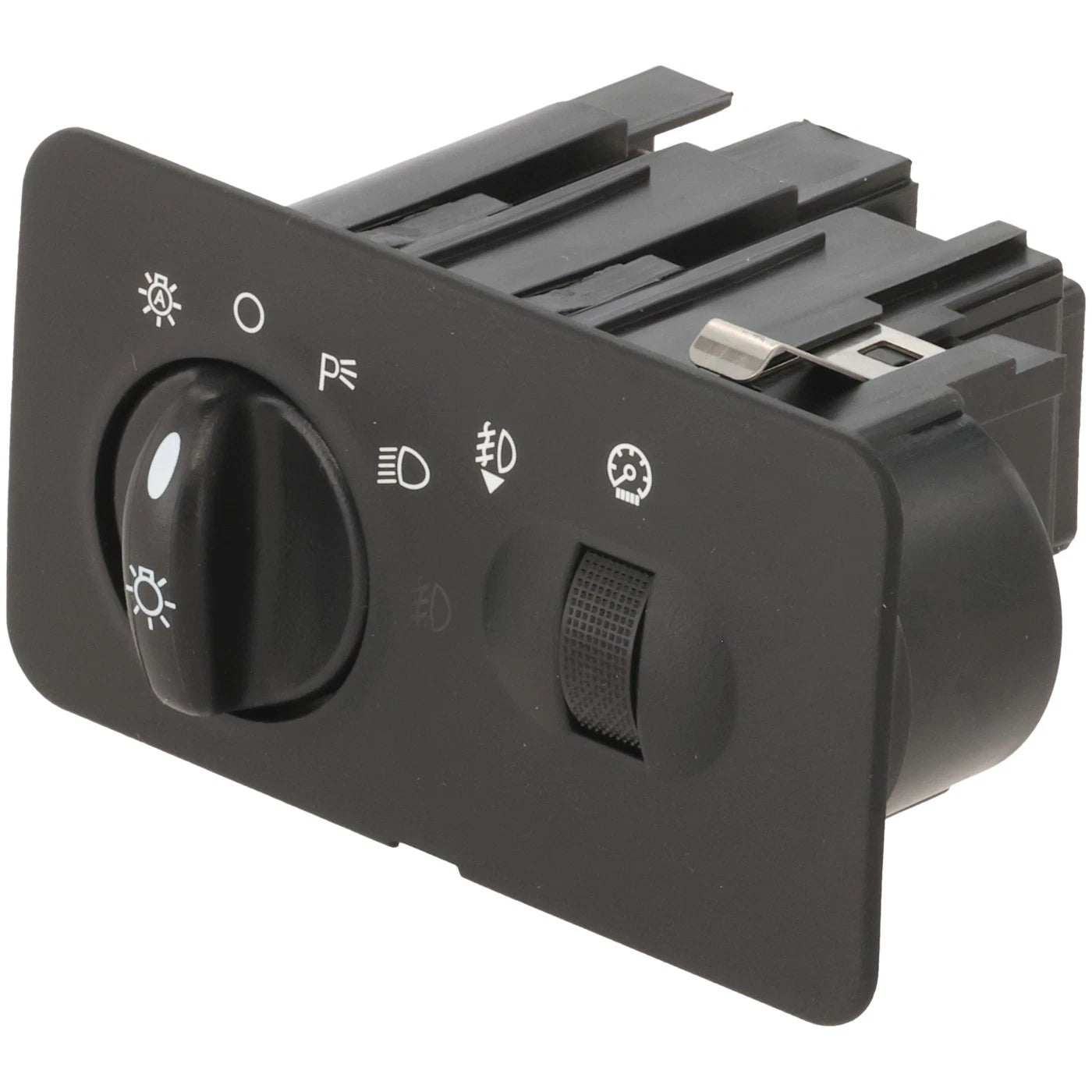 Headlight Switch For 2002-2004 Ford F-250 Super Duty Black Rectangular Shape