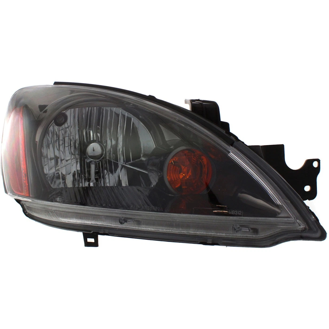 Headlight Assembly Set For 2004-07 Mitsubishi Lancer Left Right Sedan With Bulb