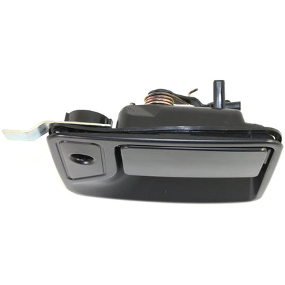 Door Handle Set For 1999-2016 Ford F-250 Super Duty Front Smooth Black 2-Pcs
