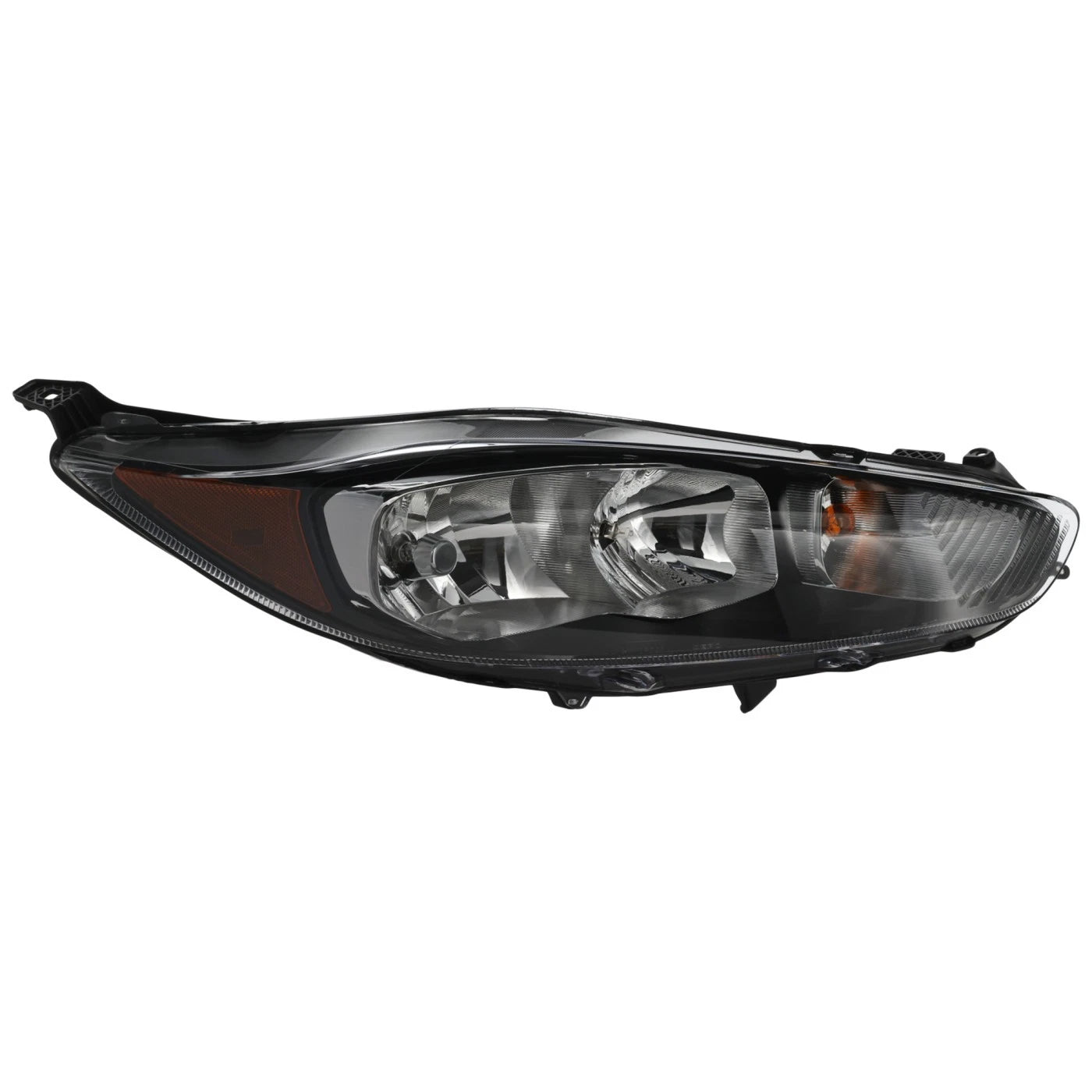 Driver and Passenger Headlights For Ford Fiesta 2014-2019 Halogen w/ Bulb/s CAPA