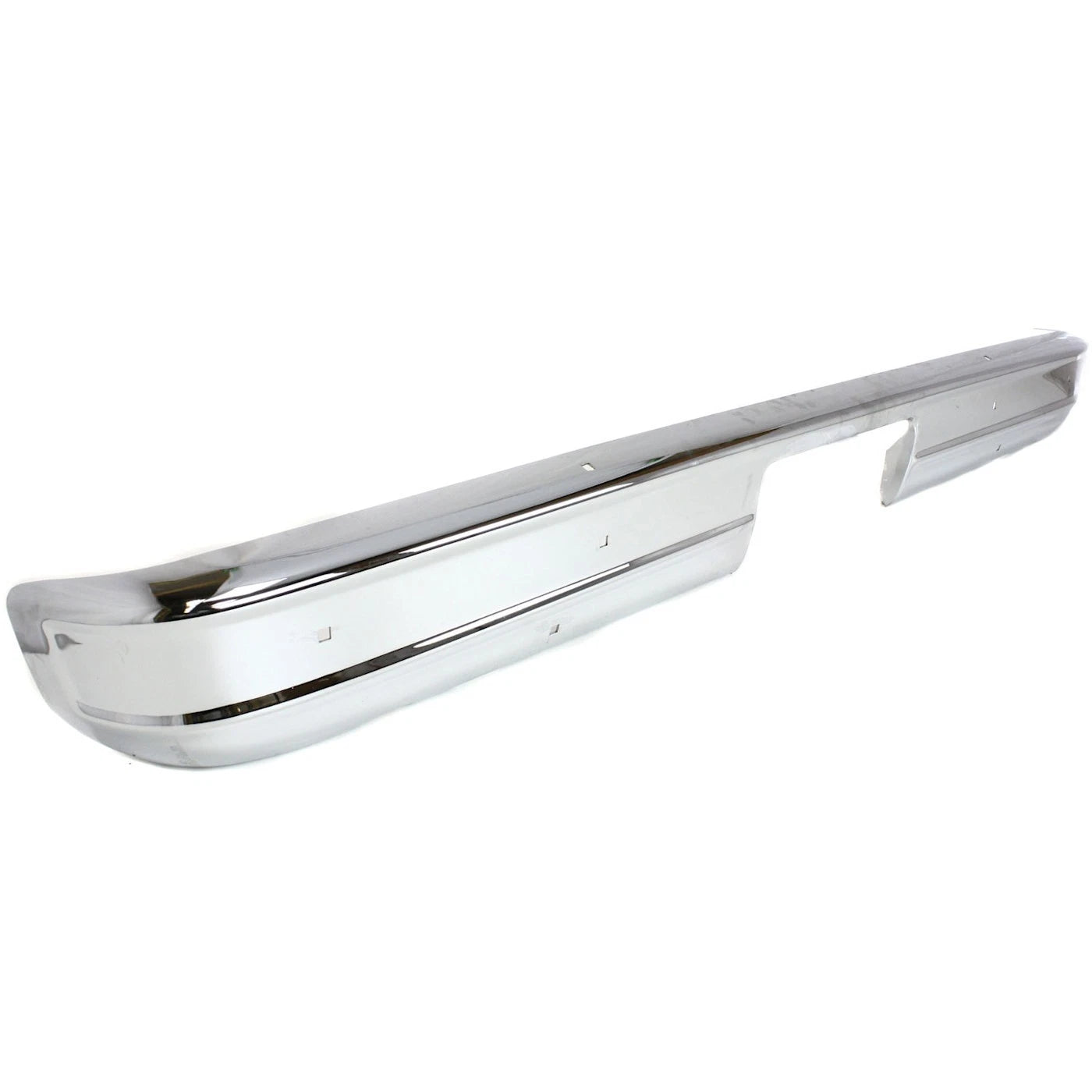 Step Bumper For Chevrolet G20 1978-1995 Rear Early Design Bright