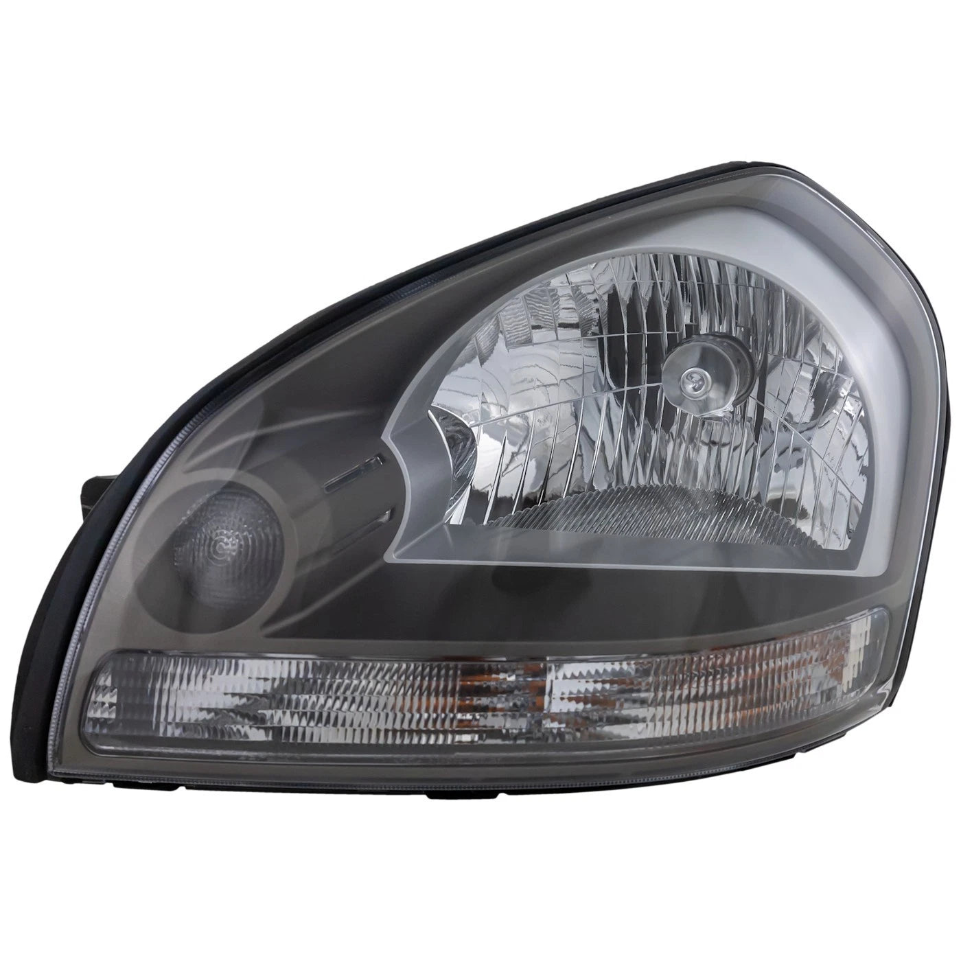 Left and Right Headlights For Hyundai Tucson 2005-2009 Halogen w/ Bulbs w/ Clear