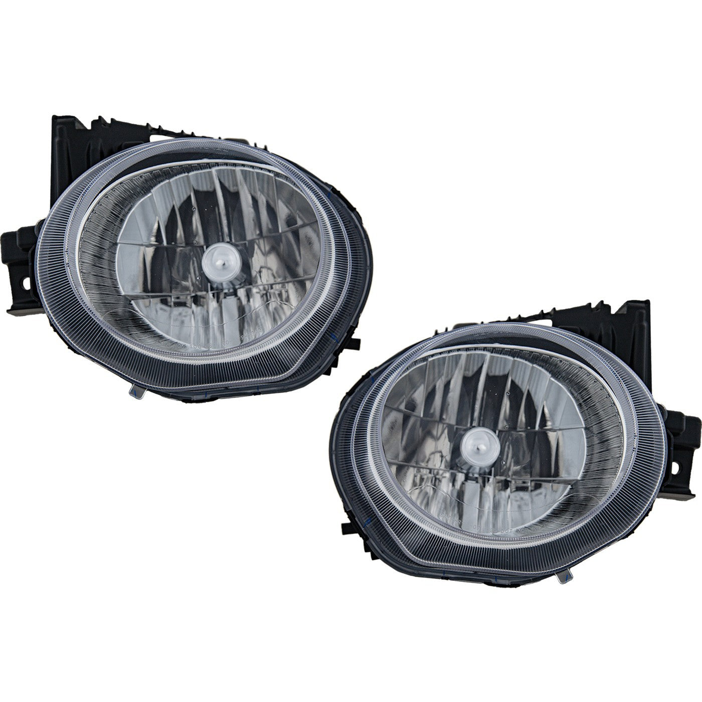 Headlight Set For 2011 2012 2013 2014 Nissan Juke Left and Right With Bulb 2Pc