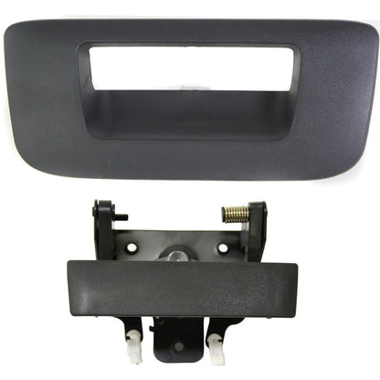 Tailgate Handle For 2007-2013 Chevrolet Silverado 1500 Set of 2 Exterior Black