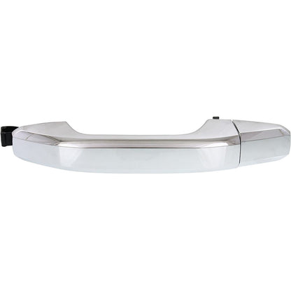 Exterior Door Handle For 2014-2018 Chevrolet Silverado 1500 Rear Chrome Plastic