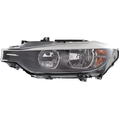 Driver and Passenger Side Headlight For BMW 328i 2012-2015 Halogen with Bulb(s)