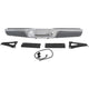 Step Bumper For Dodge Dakota 1997-2004 Rear Bright w/ Gray Pad