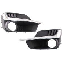 Fog Light Trim Set For 2015-2016 Subaru Impreza Left & Right Primed Plastic 2Pc