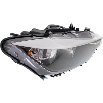 Driver and Passenger Side Headlight For BMW 328i 2012-2015 Halogen with Bulb(s)
