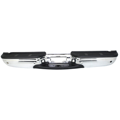 Step Bumper For Ford F-250 Super Duty 2001-2007 Rear w/ Hitch Plate Chrome