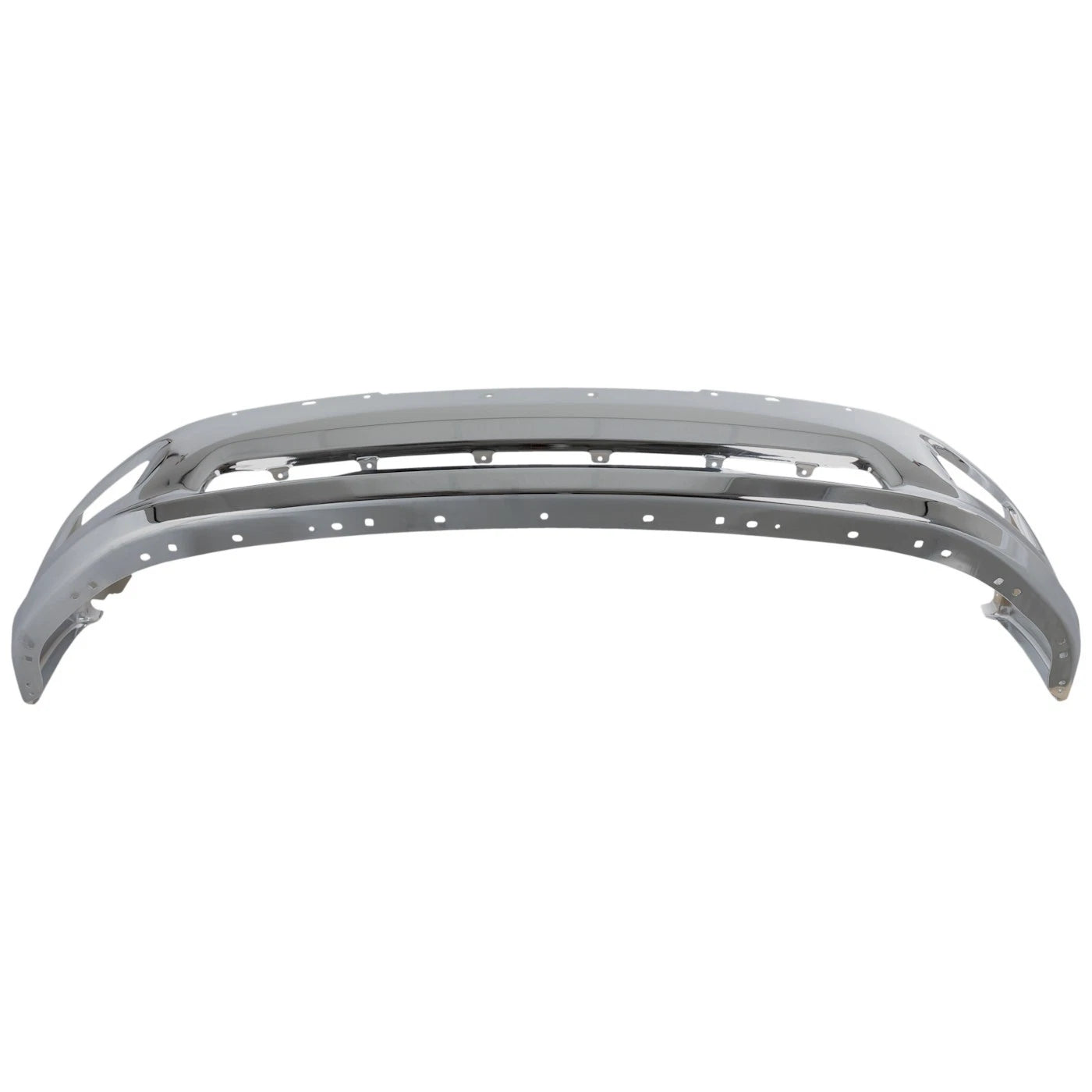 1-Piece Front Bumper For Ram 1500 2011-2012 w/ Fog Lamps Code MCT Chrome