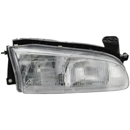 Left and Right Headlights For Geo Prizm 1993-1997 Halogen with Bulb(s) Base LSi