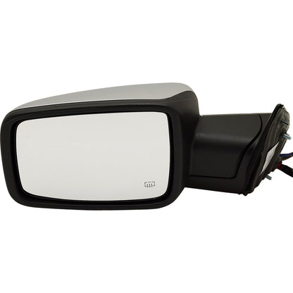Power Mirror For 2014-2018 Ram 1500 Left Power Folding Chrome with Signal Light