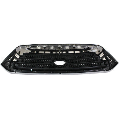 Grille For 2007-2009 Toyota Tundra Chrome Shell w/ Black Insert Plastic