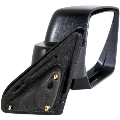 Side View Mirror Manual Textured Black Passenger Right RH for 07-17 Jeep Patriot