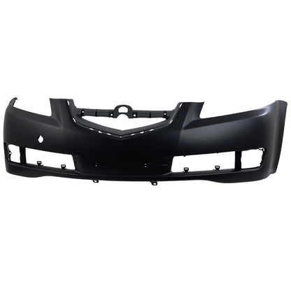 Bumper Cover For 2007-08 Acura TL with Fog Lamp Holes Primed Front 04711SEPA80ZZ
