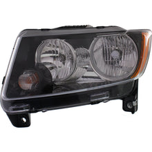 Driver and Passenger Side Headlights For Jeep Compass 2013-2017 Halogen w/ Bulbs