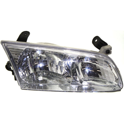 Headlight Kit For 2000-2001 Toyota Camry LH RH Halogen w/ Grille & Corner Lamps