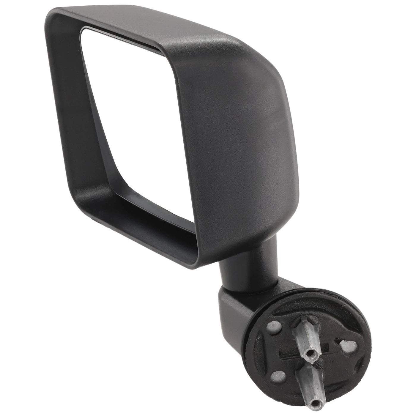 Mirror For 2007-2010 Jeep Wrangler (JK) Left Manual Folding Textured Black