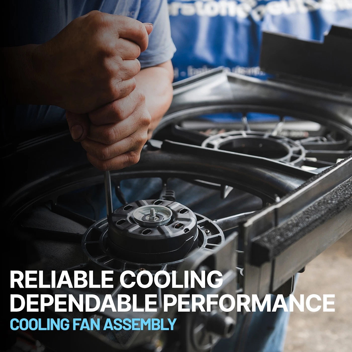 Cooling Radiator Fan Assembly Set For 2008-2012 Honda Accord Left and Right Side