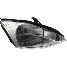 Driver and Passenger Side Headlights For Ford Focus 2000-2002 Halogen w/ Bulb/s
