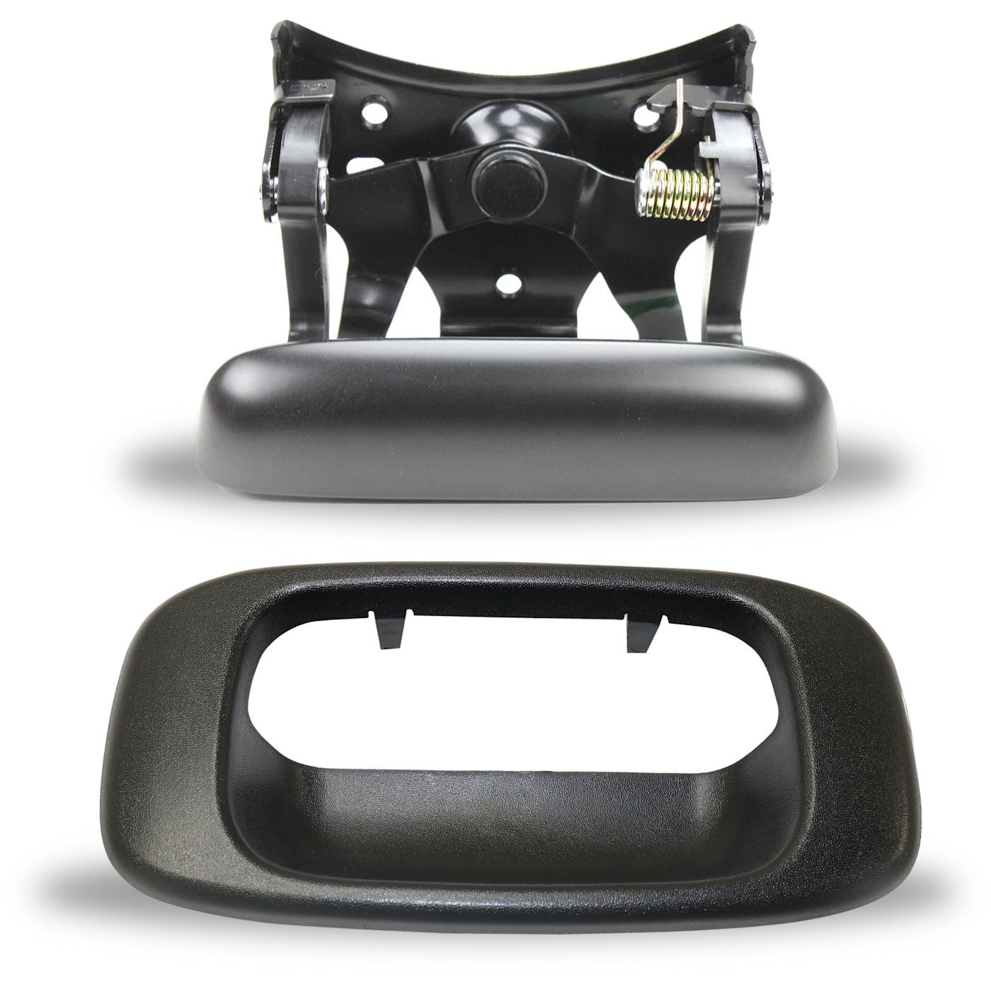 Tailgate Handle Bezel For 99-2006 Chevrolet Silverado 1500 Set of 2 Black