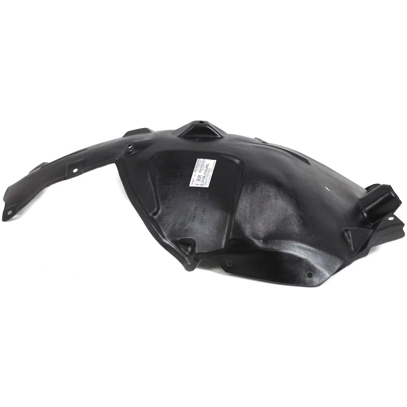 Front Left and Right Side Fender Liner Set For 08-13 Infiniti G37 Rear Section