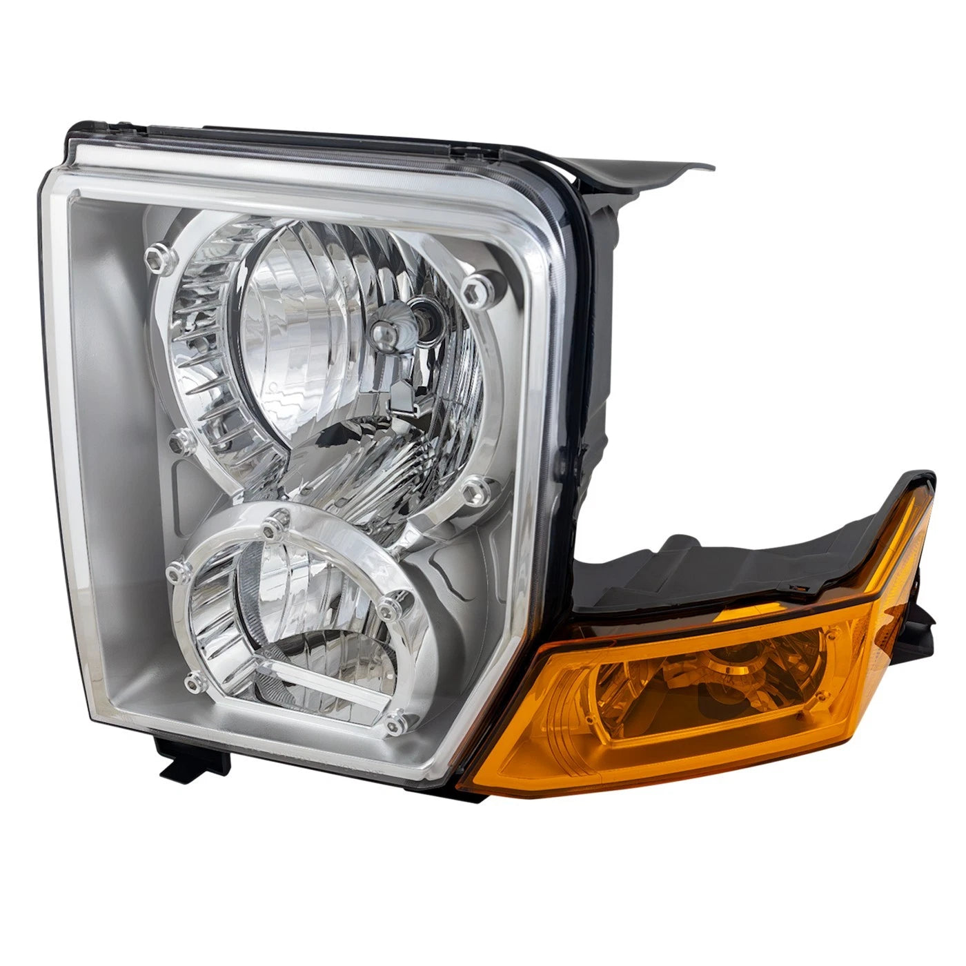 Driver Side Headlight For Jeep Commander 2006-2010 Halogen with Bulb(s)