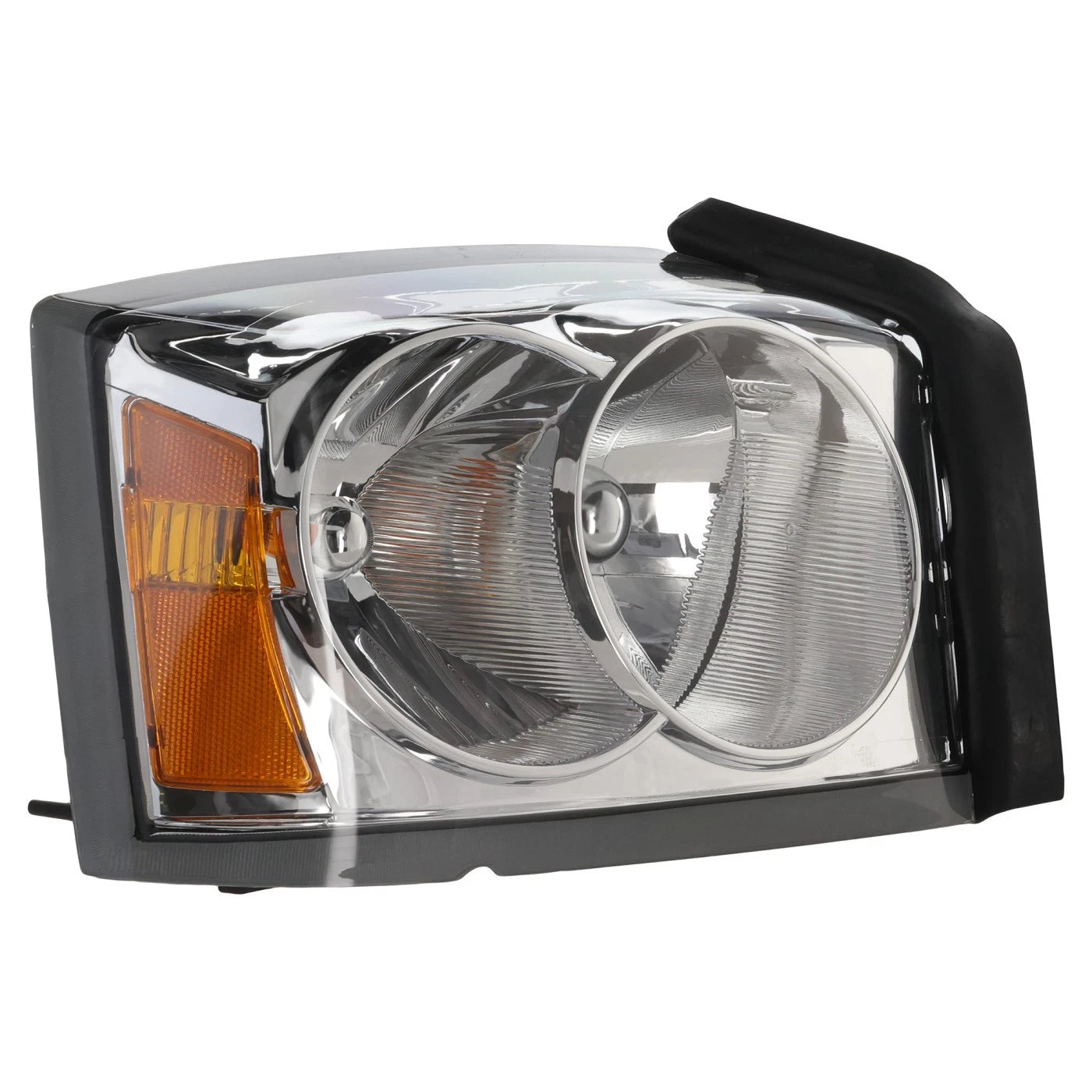 Headlight For 2005 Dodge Dakota Right Chrome Housing With Bulb