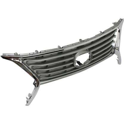 Grille For 2013-2015 Lexus RX350 Silver Plastic