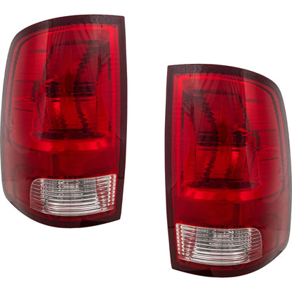 Pair Tail Light For 2011-18 Ram 1500 2009-10 Dodge Ram 1500 CAPA Standard Type