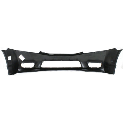 Bumper Cover Kit For 2009-2011 Honda Civic Sedan 4-Door Front 2pc