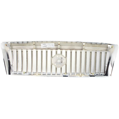 Grille For 2006-2011 Mercury Grand Marquis Chrome Plastic