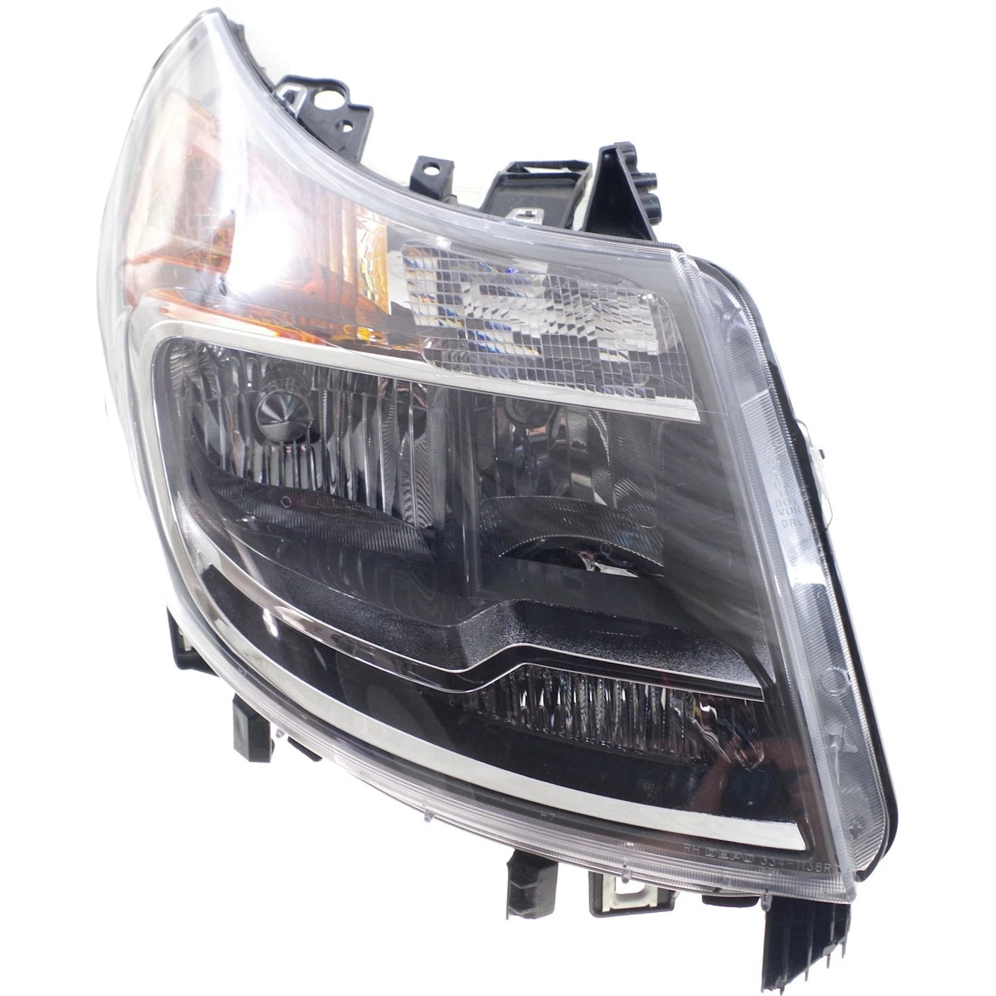 Headlight Assembly Set For 14-22 RAM ProMaster 1500 2500 3500 Halogen With DRL