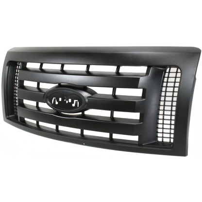 Grille Assembly For Ford F-150 2009-2012 XL Models Textured Gray