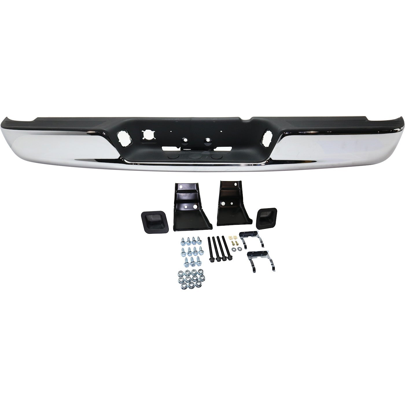 Step Bumper For Dodge Ram 1500 2004-2008 Rear Complete Assembly w/ Bright
